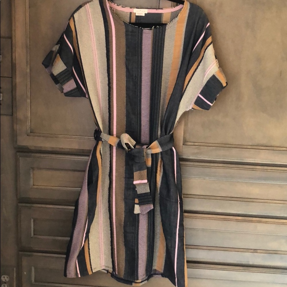 Anthropologie heavy cotton dress